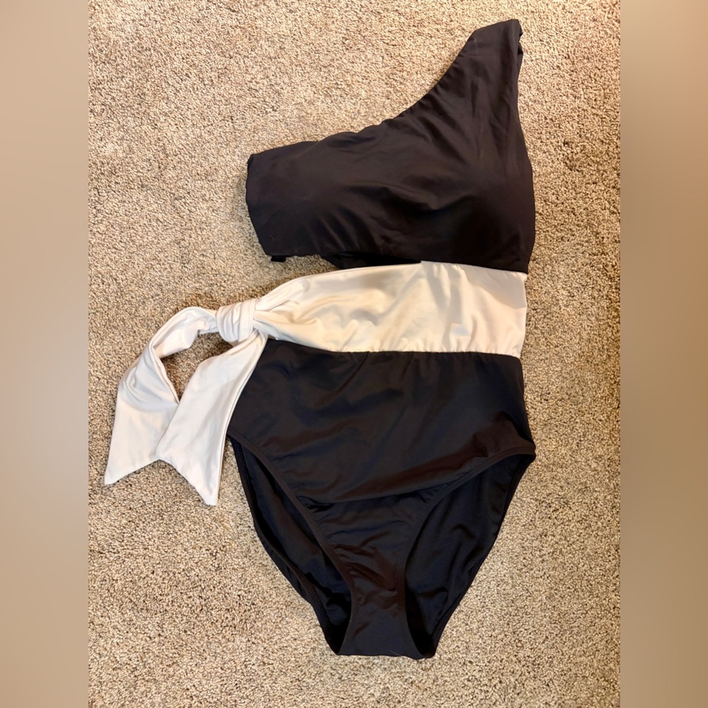 Ralph Lauren Bel Air One-piece Cutout Swimsuit